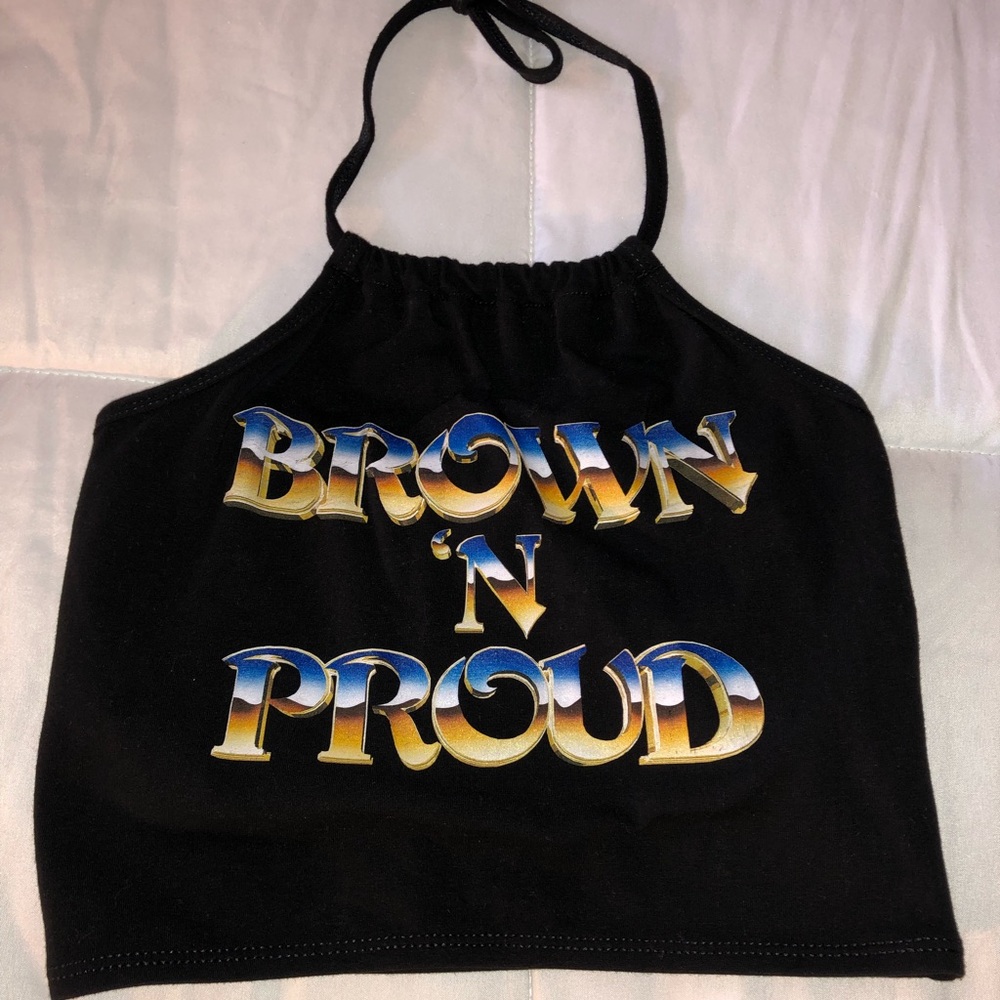 Brown n Proud Crop Top